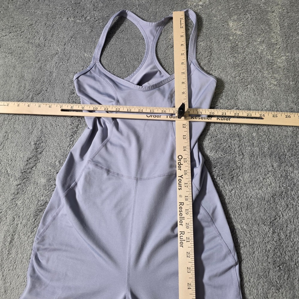 Free People Movement Womens Small Good Karma Jumpsuit Lavender Purple Racerback - Picture 3 of 9